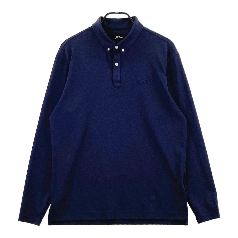 Size: LL TITLEIST Titleist Long Sleeve Polo Shirt Navy [240101685246] Golf Wear Mens Stost