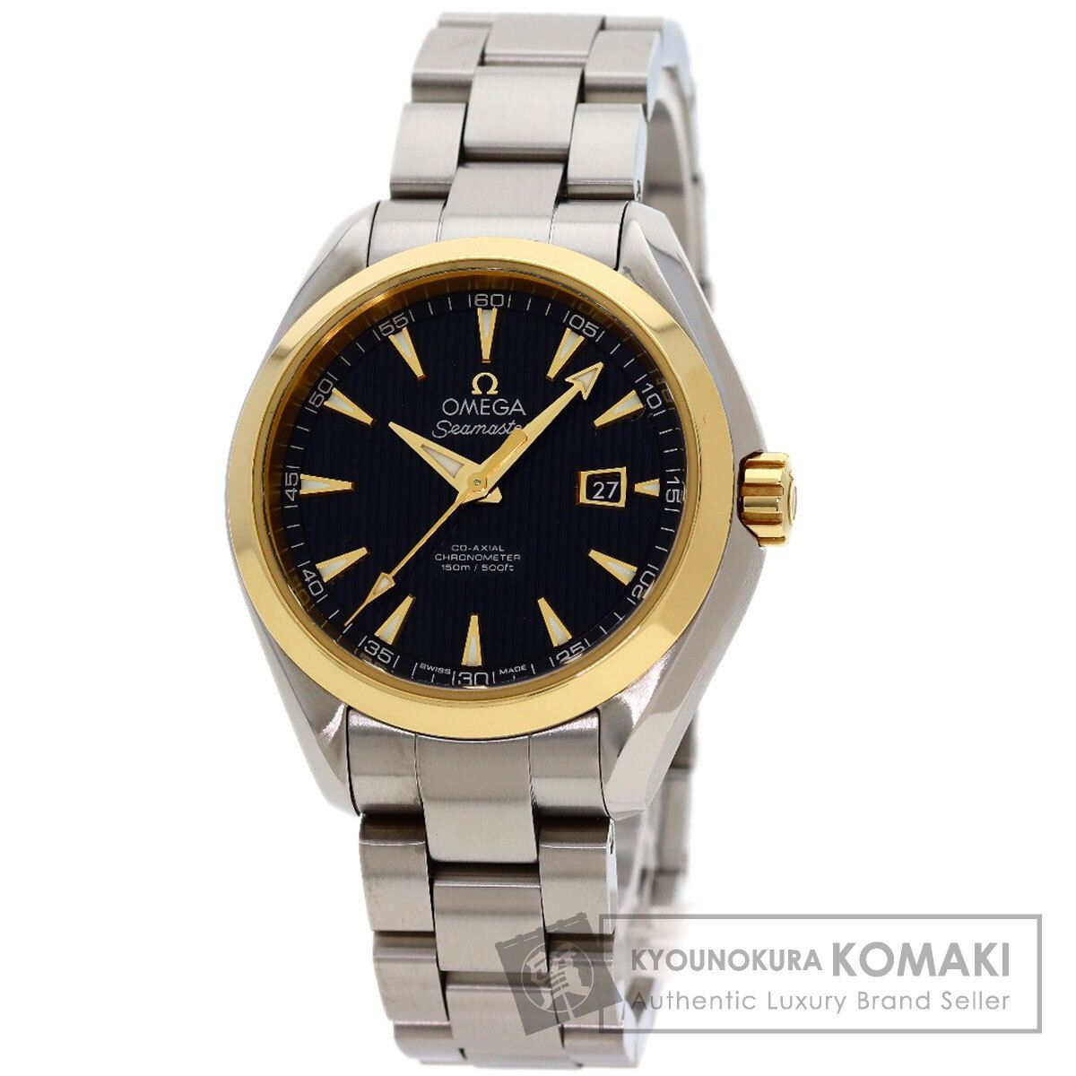 OMEGA オメガ 231.20.34.20.01.004 シーマスター アクアテラ 腕時計 SS SS K18YG レディース [中古]