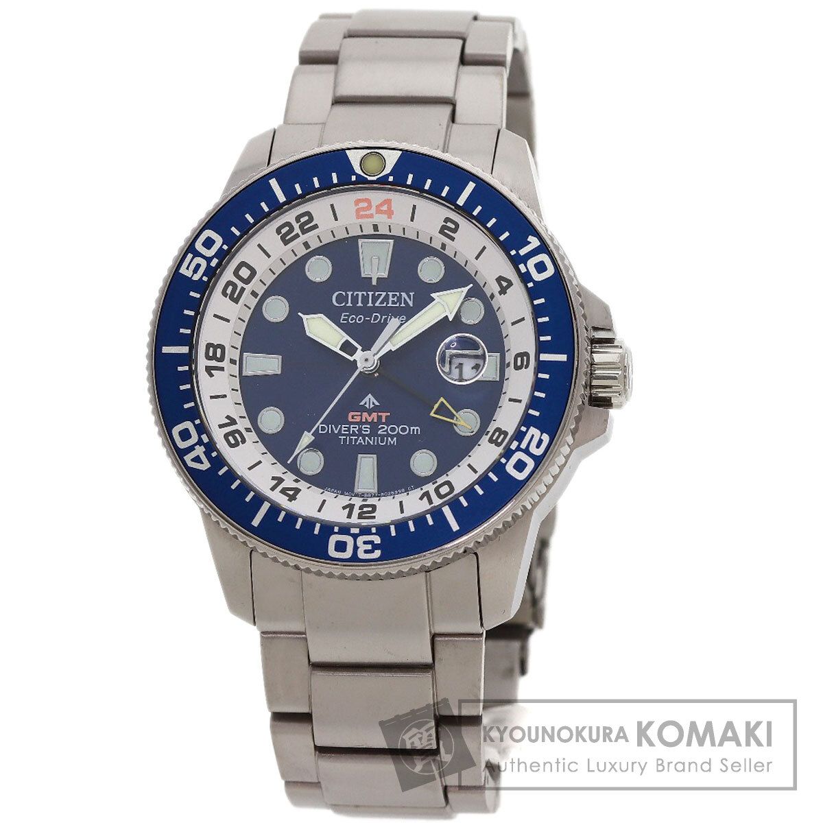 CITIZEN シチズン BJ7111-86L プロマスター マリーン GMT 腕時計 チタン チタン メンズ [中古]