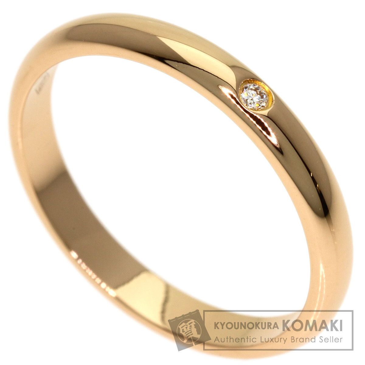 CARTIER カルティエ ウェディング 1P ダイヤモンド #51 リング・指輪 K18PG レディース [中古]