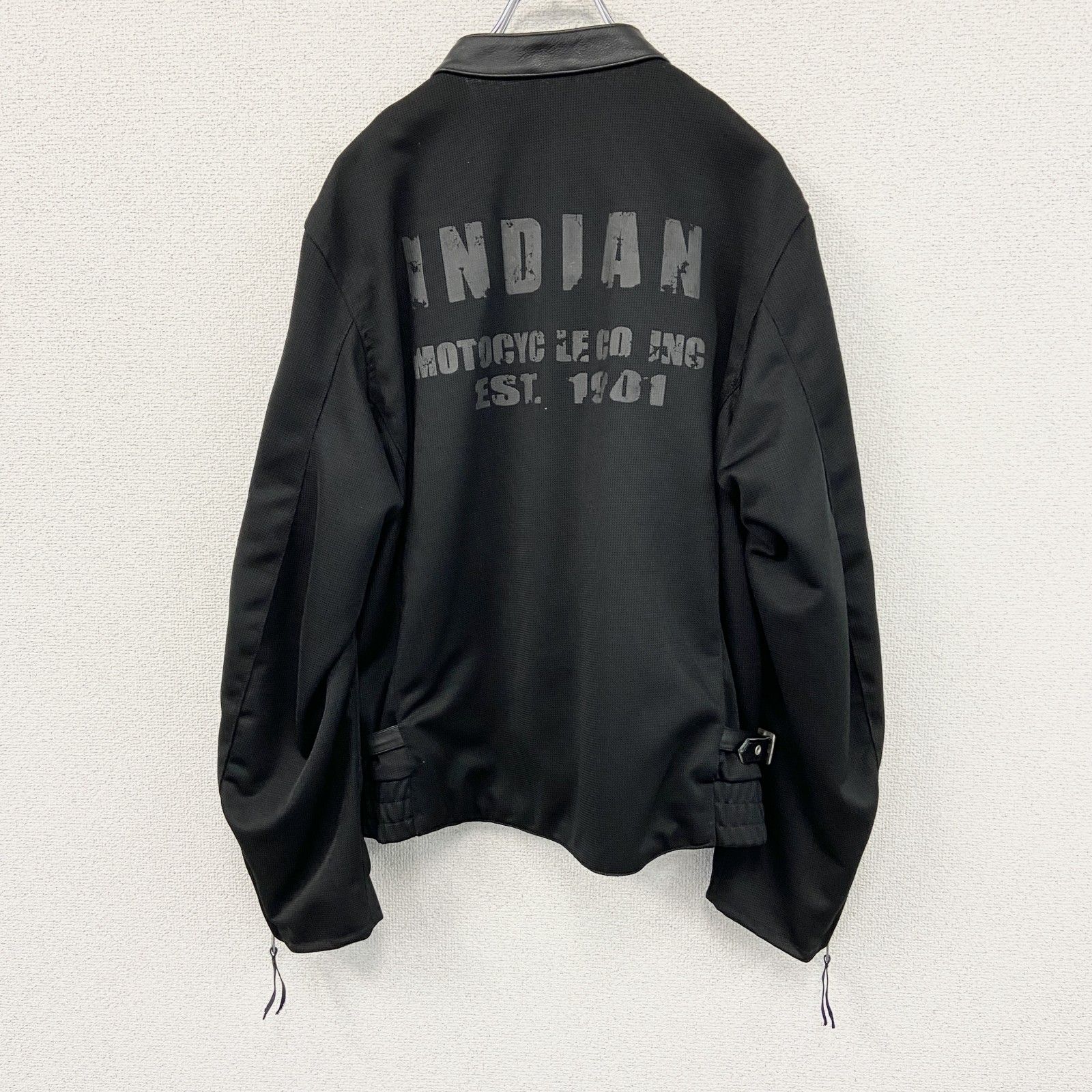 indian Motorcycle ライダースジャケット バイカーズ オートバイ 黒 