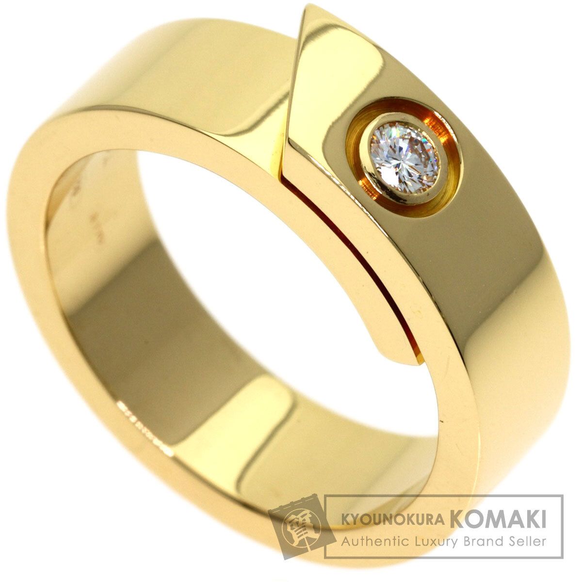 CARTIER カルティエ アニバーサリー ダイヤモンド #51 リング・指輪 K18YG レディース [中古]
