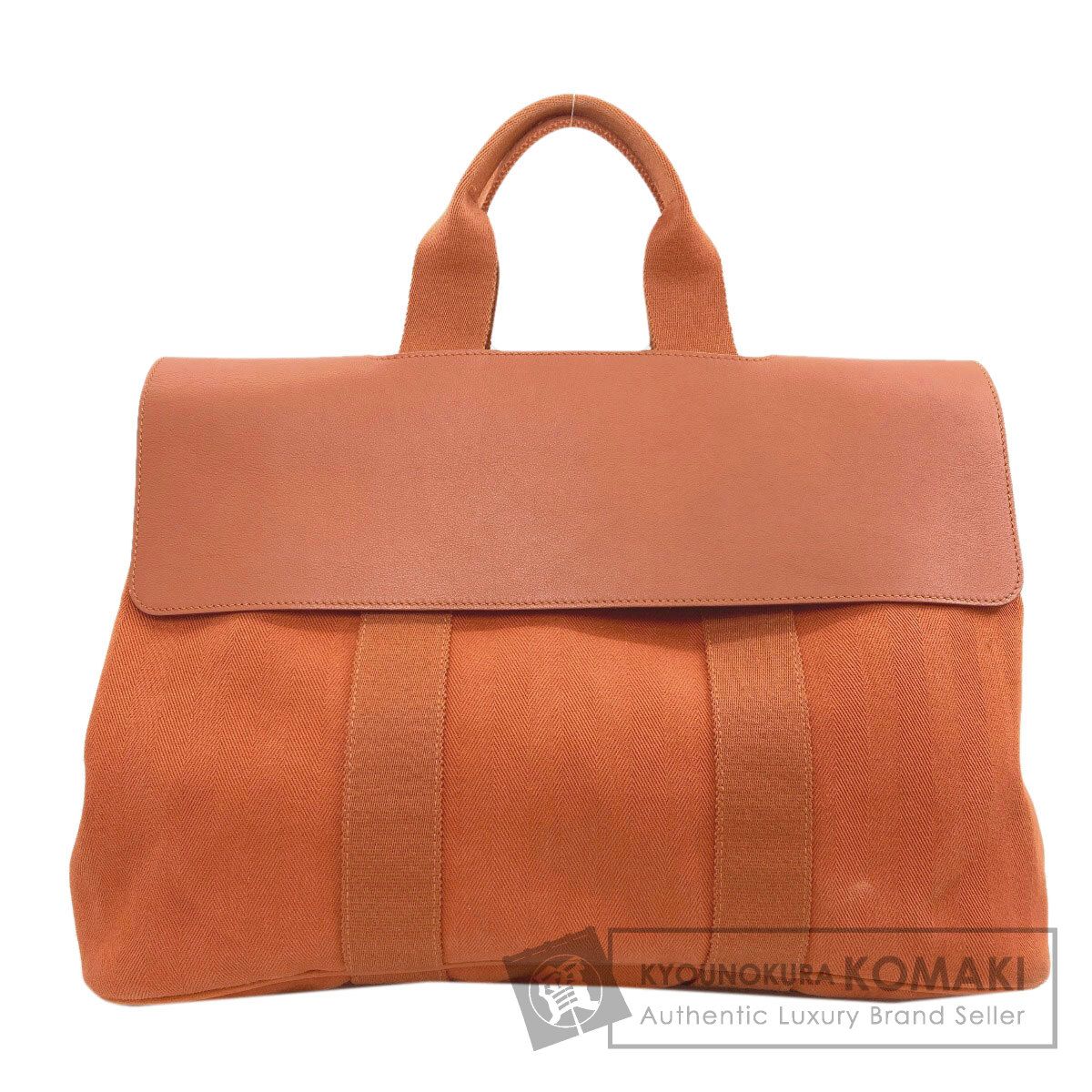 HERMES エルメス ヴァルパライソMM シルバー金具 ハンドバッグ トワルシェブロン レディース [中古]
