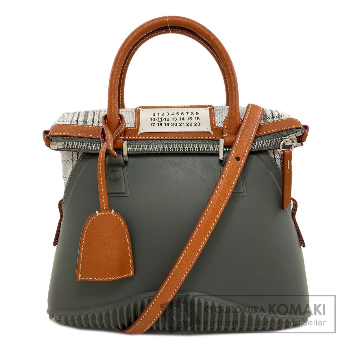 ⭐️良品⭐️ メゾンマルジェラ 5AC ラバー 2way ハンドバッグ MaisonMargiela メゾン・マルジェラ 5AC 2WAY ハンドバッグ ラバー