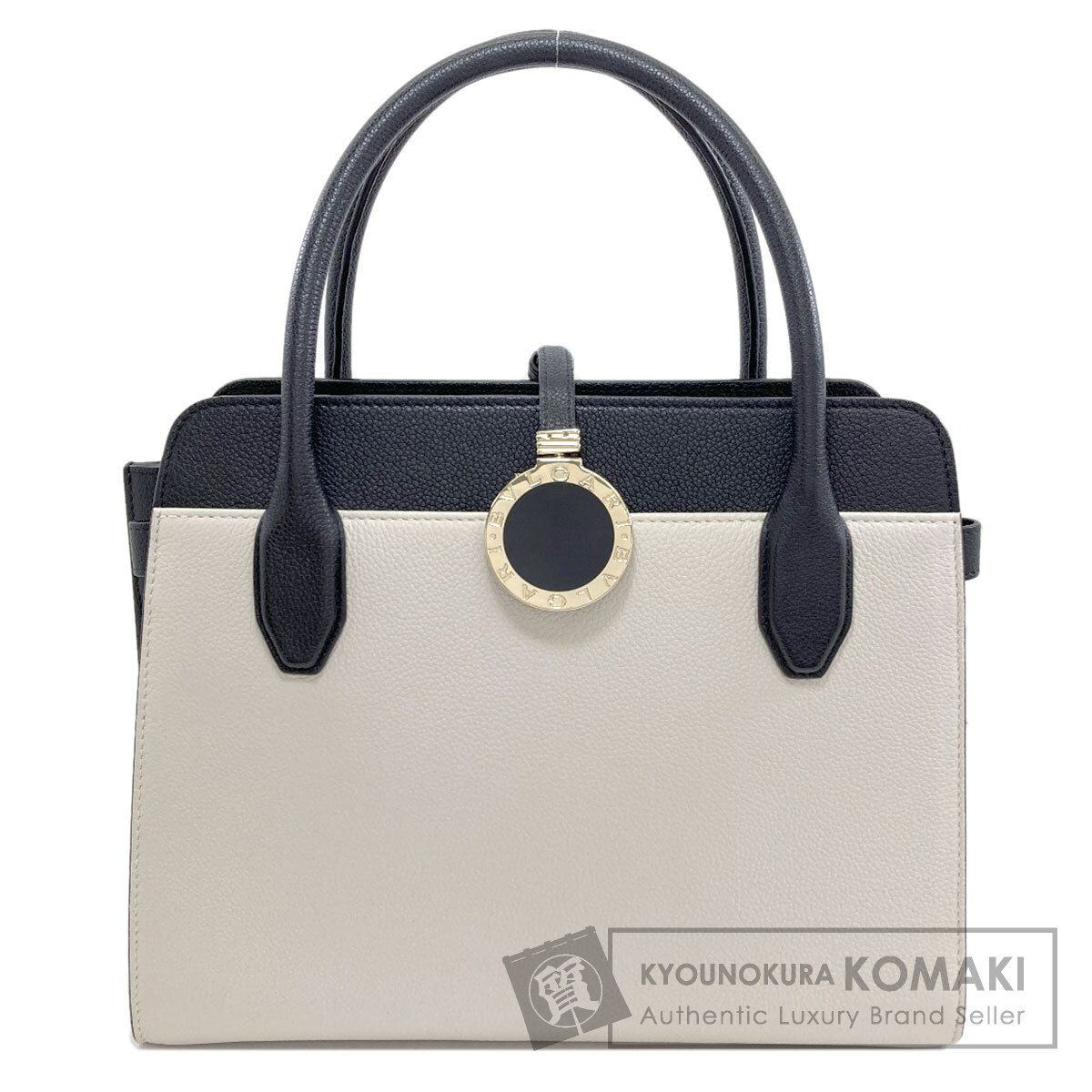 BVLGARI ブルガリ アルバ 2WAY ハンドバッグ カーフ レディース [中古 