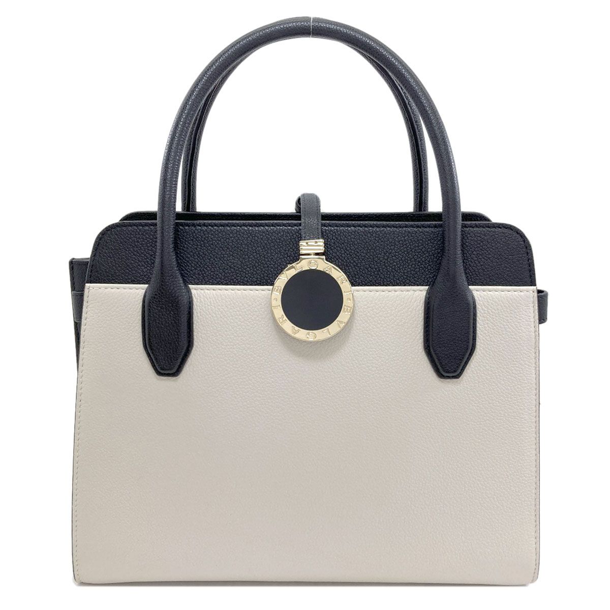 BVLGARI ブルガリ アルバ 2WAY ハンドバッグ カーフ レディース [中古 