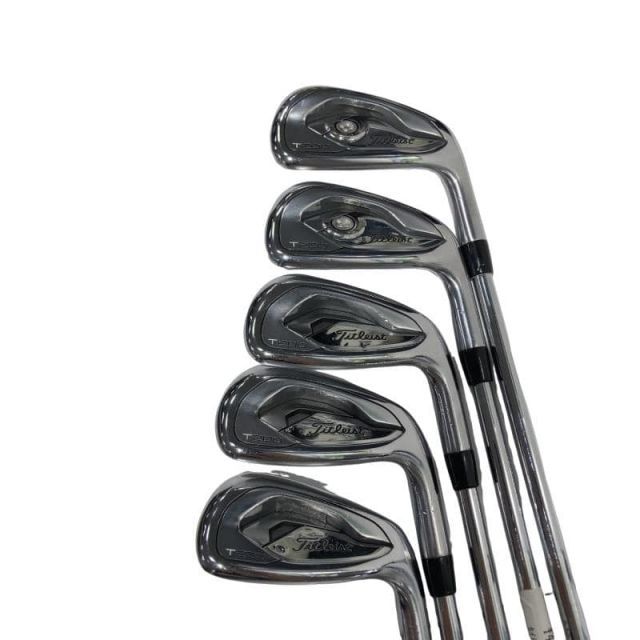 【中古】 タイトリスト Titleist T200 5S アイアンセット IR 純正特注シャフト (フレックスS) メンズ 男性用 右利き 右用 Cランク ゴルフクラブ