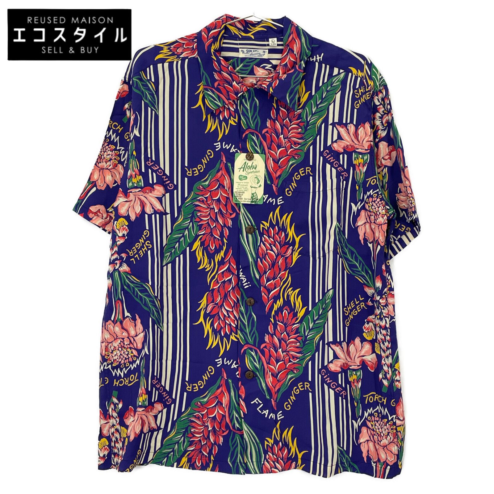 SUN SURF　サンサーフ　SS34448 RAYON S/S GINGER BLOSSOM　L