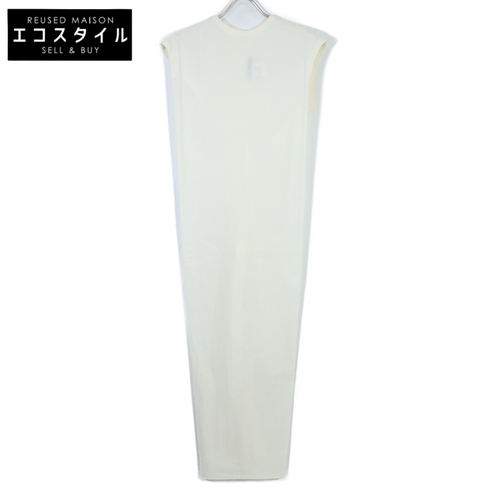 ISSEY MIYAKE　イッセイミヤケ　IM41FH502 24SS アイボリー ストレッチ 変形 ワンピース　3