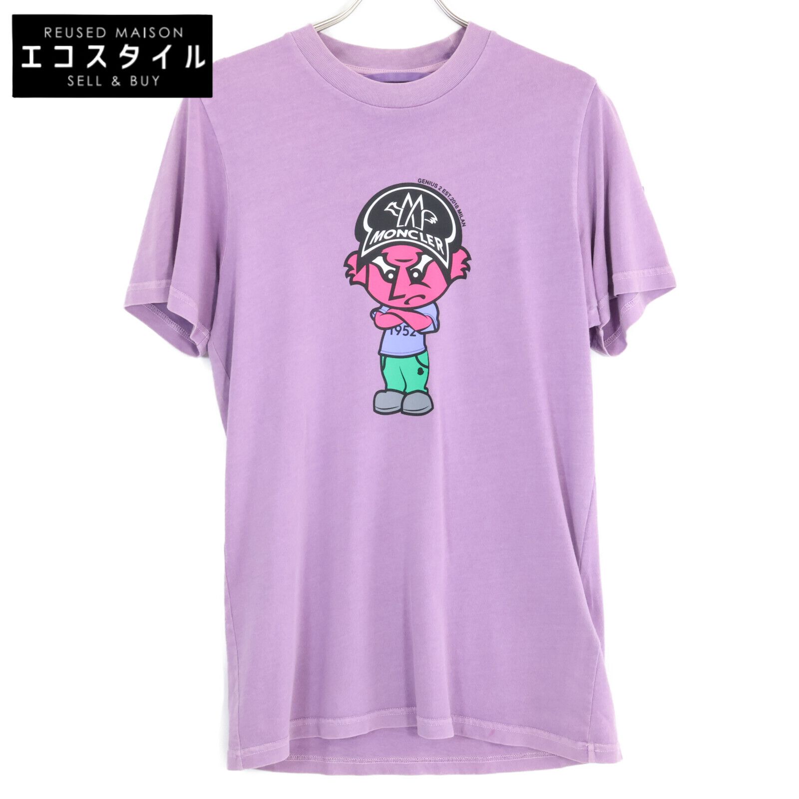 MONCLER　モンクレール　ジーニアス 21年 パープル Tシャツ　XS