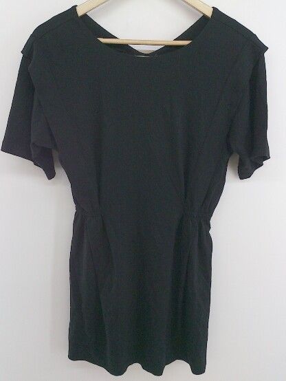 ◇ BEAMS HEART ビームス ハート 半袖 チュニック Tシャツ カットソー ブラック レディース P 【1301210001429】