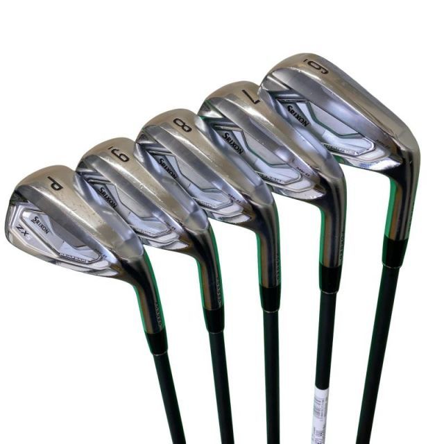 【中古】 ダンロップ SRIXON ZX5 Mk II 6S アイアンセット IR 純正特注シャフト (フレックスS) メンズ 男性用 右利き 右用 Cランク ゴルフクラブ