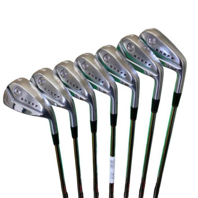 【中古】 ダイワ(グローブライド) ONOFF FORGED(2022) KURO 7S アイアンセット IR 純正特注シャフト (フレックスX) メンズ 男性用 右利き 右用 Cランク ゴルフクラブ