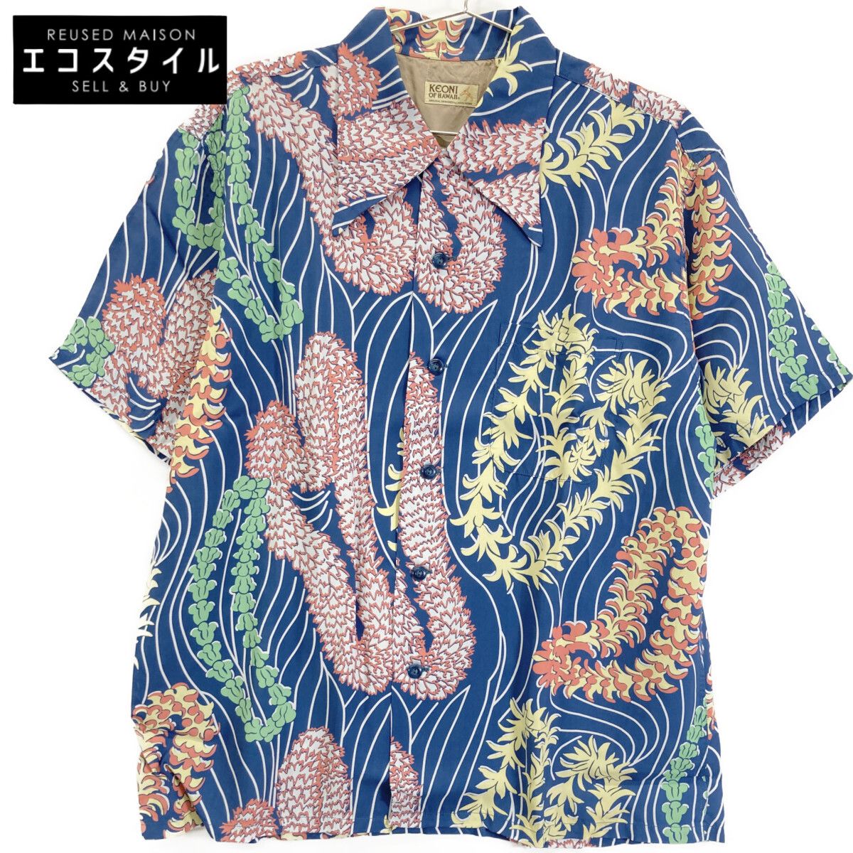 SUN SURF　サンサーフ　【新品同様】M32172 KEONI OF HAWAII 半袖アロハシャツ/　M