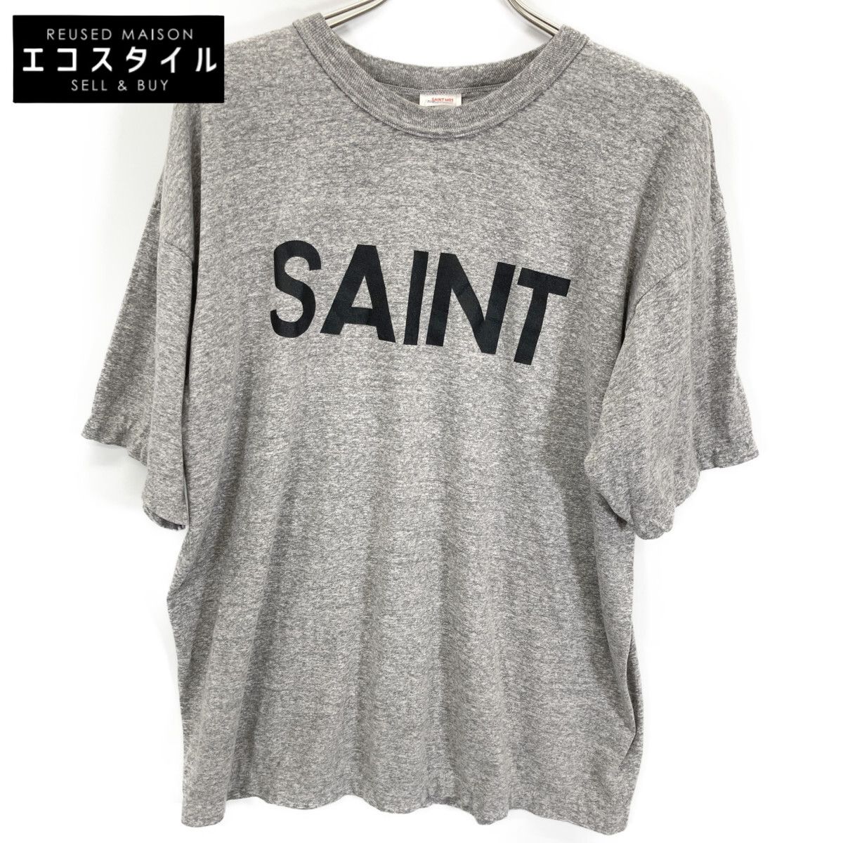 SAINT MICHAEL セントマイケル 25SS グレー SM-HR8-0000-087 SAINT SS TEE L