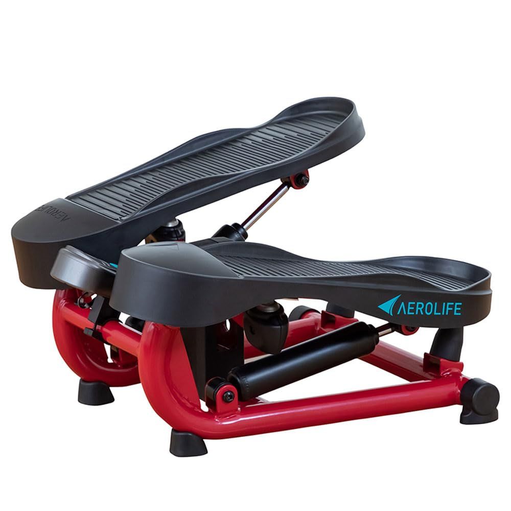 新品 【公式】エアロライフ ステッパー ストレッチステッパー（ レッド ） 静音 負荷調整付き 健康 運動 器具 足踏み 足踏み健康器具 健康足踏み器 トレーニング器具