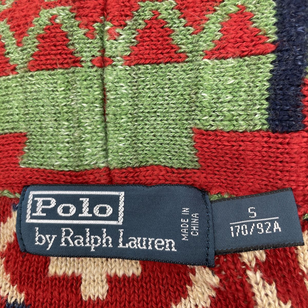 POLO RALPH LAUREN ポロ ラルフローレン レッド コットン100 