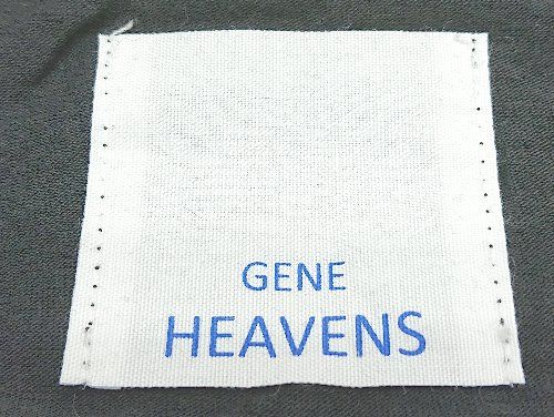 ◇ GENE HEAVENS 無地、変形 ロング ワンピース サイズF ブラック レディース E 【1301260022252】