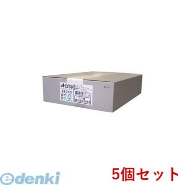 【新品・7営業日以内発送】A-one エーワン 28763×5 【5個入】PPC（コピー）ラベル 12面〈宛名・表示用〉【500枚】【沖縄離島販売不可】