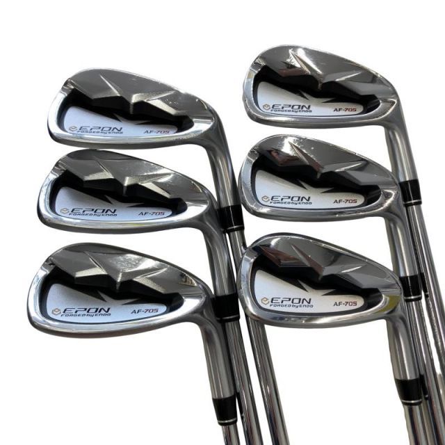 【中古】 エポンゴルフ株式会社 EPON AF-705 6S アイアンセット IR リシャフト (フレックスその他) メンズ 男性用 右利き 右用 Cランク ゴルフクラブ