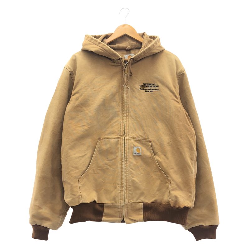 【中古】90s Carhartt アクティブジャケット サイズ不明 キャメル カーハート 
