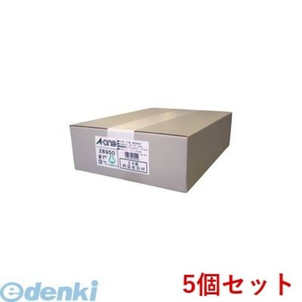 【新品・7営業日以内発送】A-one エーワン 28950×5 【5個入】ラベルシール［インクジェット］ A4 24面 四辺余白付 500シート入【沖縄離島販売不可】
