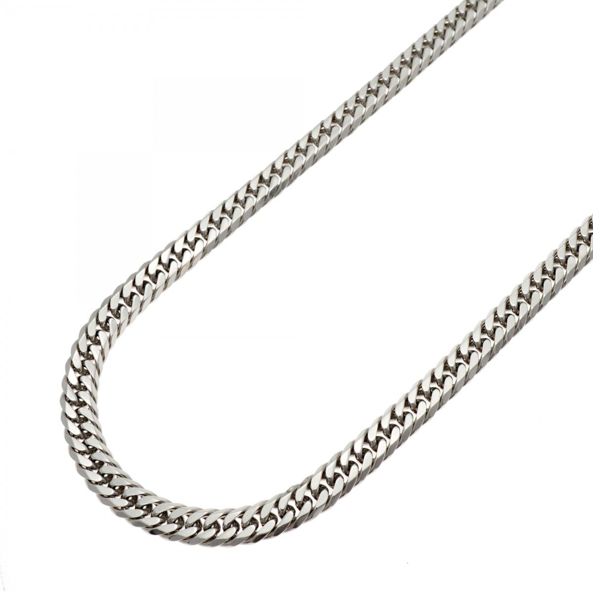 【6khe0031】喜平 ネックレス Pt850 プラチナ 6面 ダブル 50.6cm 50.8g キヘイ【中古】メンズ レディース ユニセックス