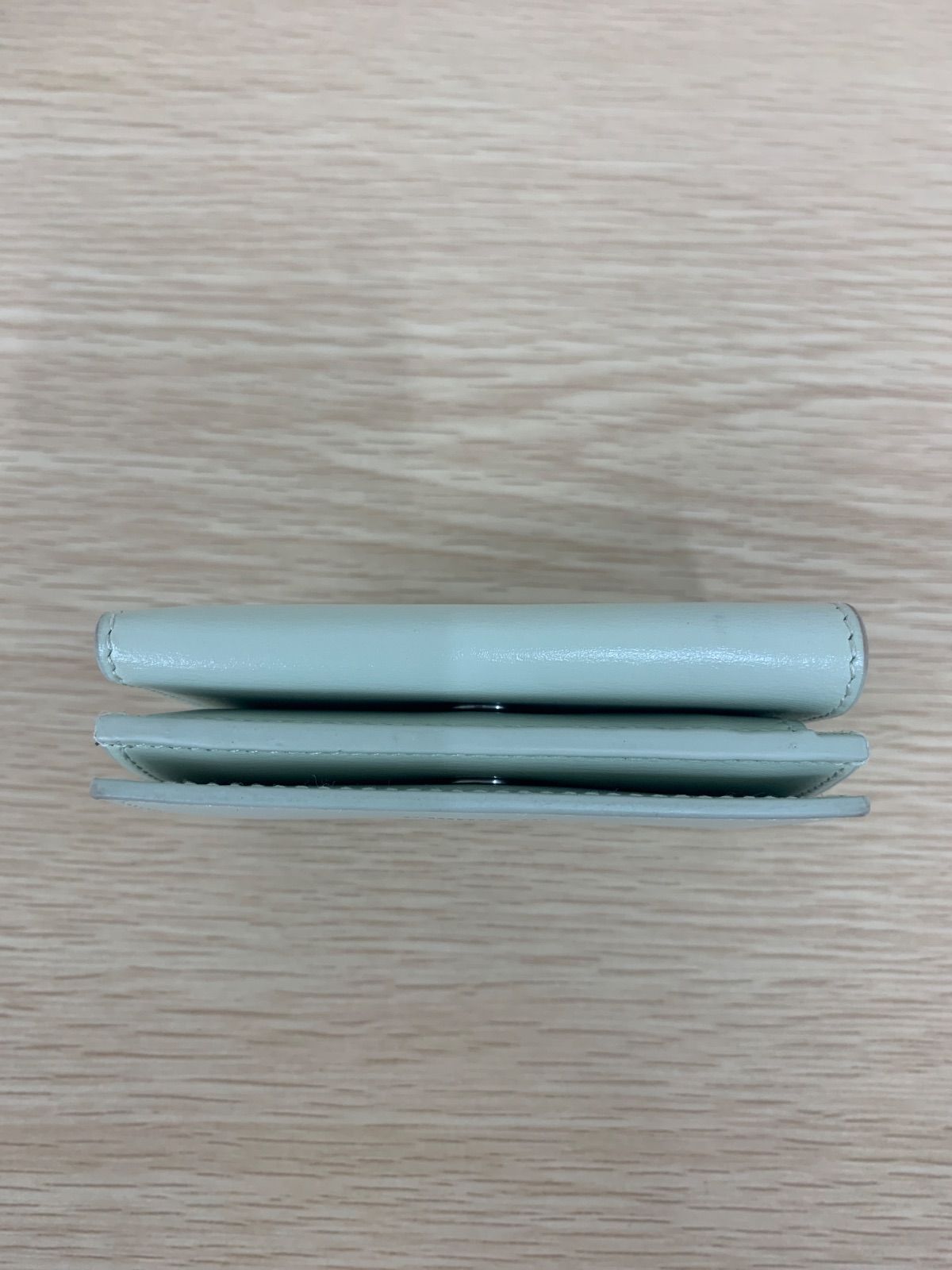 ¥ JIL SANDER ジルサンダー 三つ折り財布 ミントグリーン 緑 黄緑 コンパクトウォレット ショップバック付き【装飾品、小物類1】【5】 ¥ JIL SANDER ジルサンダー 三つ折り財布 ミントグリーン 緑 黄緑 コンパクトウォレット ショップバック付き【装飾品、小物類1】【5】