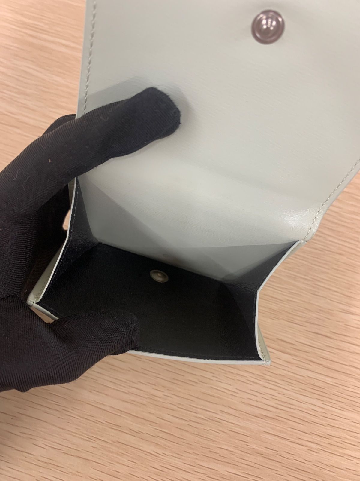 ¥ JIL SANDER ジルサンダー 三つ折り財布 ミントグリーン 緑 黄緑 コンパクトウォレット ショップバック付き【装飾品、小物類1】【5】 ¥ JIL SANDER ジルサンダー 三つ折り財布 ミントグリーン 緑 黄緑 コンパクトウォレット ショップバック付き【装飾品、小物類1】【5】