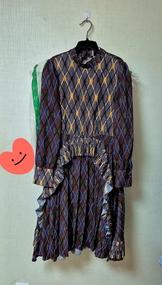 LUCKY CHOUETTE ラッキーシュエトゥ パータン ロング丈ワンピース