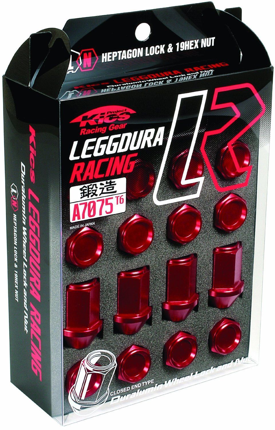 新品 KYO-EI [ 協永産業 ] Kics LEGGDURA RACING [ LEGGDURA RACING ] M12XP1.25 カ゛ンメタ [ 個数:16P ] [ 品番 ] KIC36G