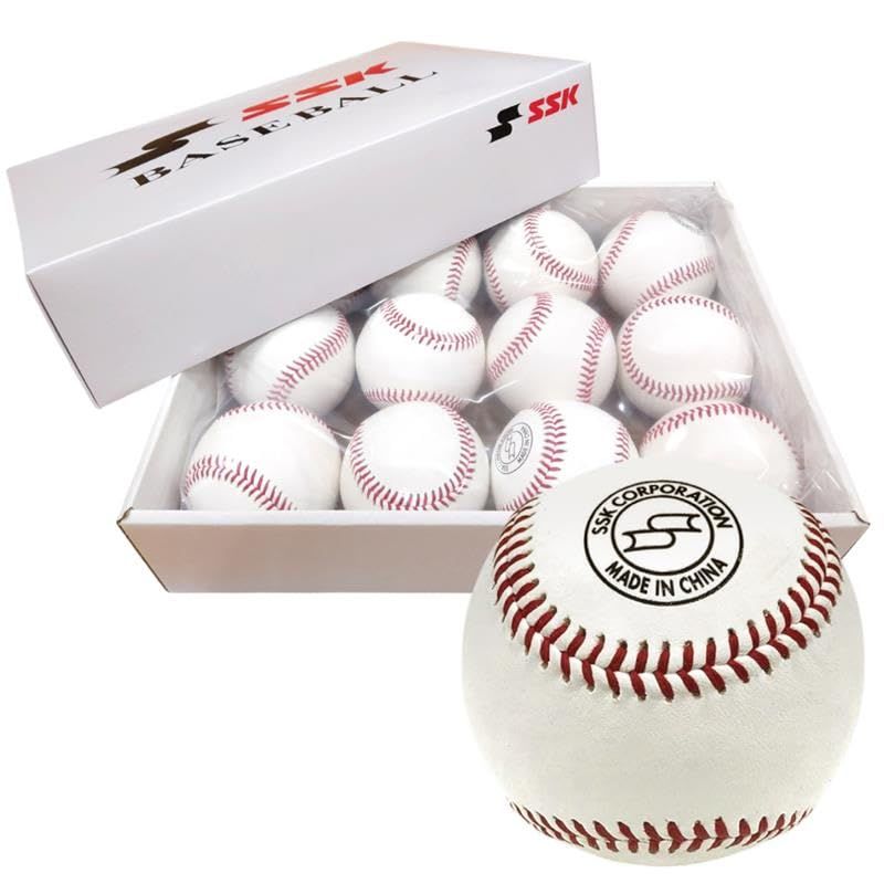 新品 SSK 硬式野球用ボール 練習球 1ダース(12球）SOLVシール付き