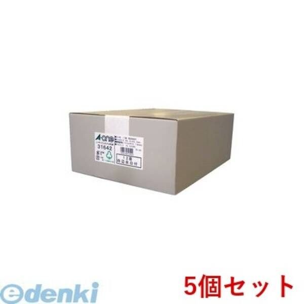 【新品・7営業日以内発送】A-one エーワン 31642×5 【5個入】ラベルシール［レーザープリンタ］再生紙 A4 12面 四辺余白付 500シート入【沖縄離島販売不可】