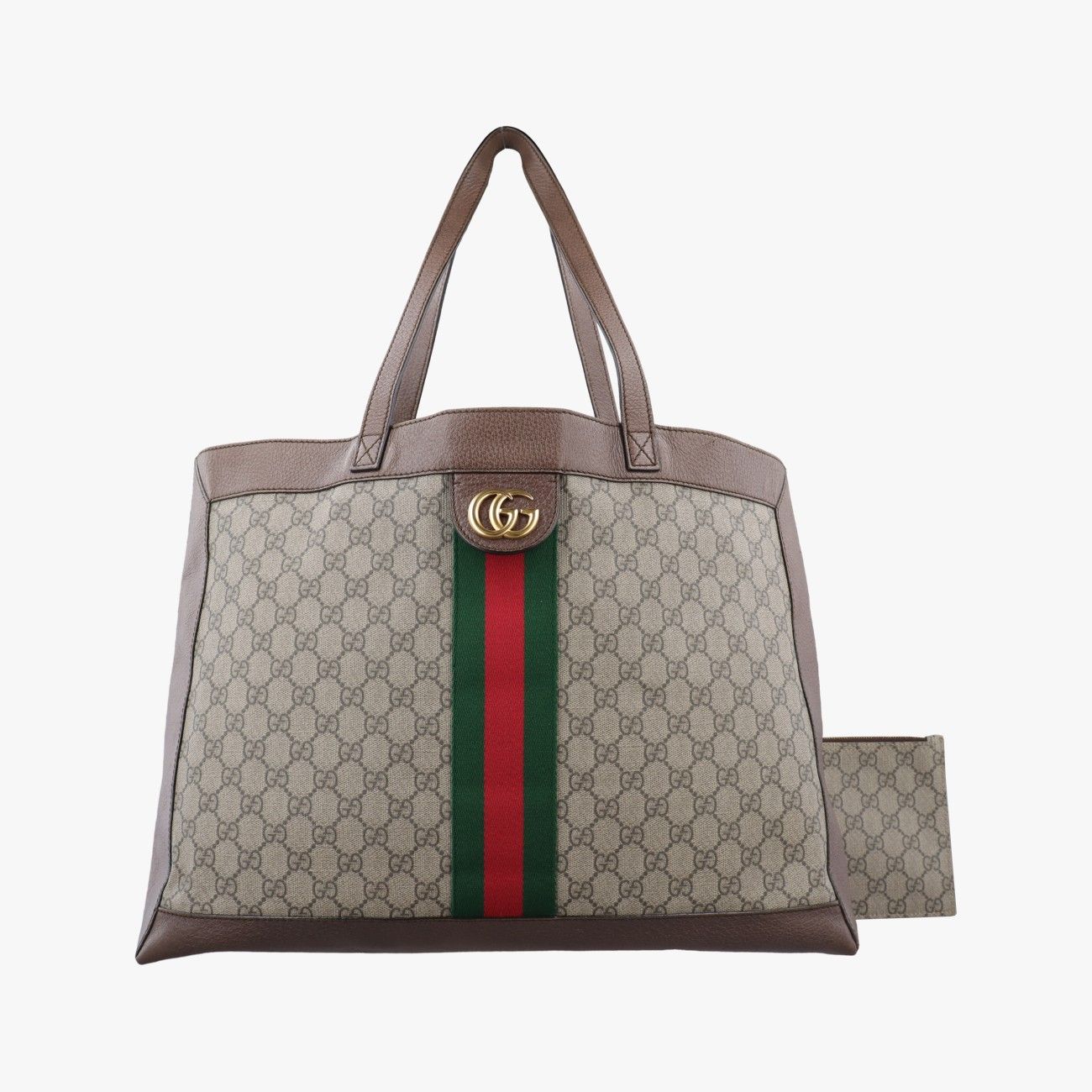 グッチGucciオフィディア ベージュ×レッド×グリーン PVCコーティングキャンバス×レザー 547947 B027660789