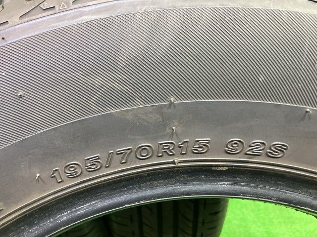 BRIDGESTONE サマー ブリヂストン スニーカーSNK2 195/70R15 4本 6ミリ 