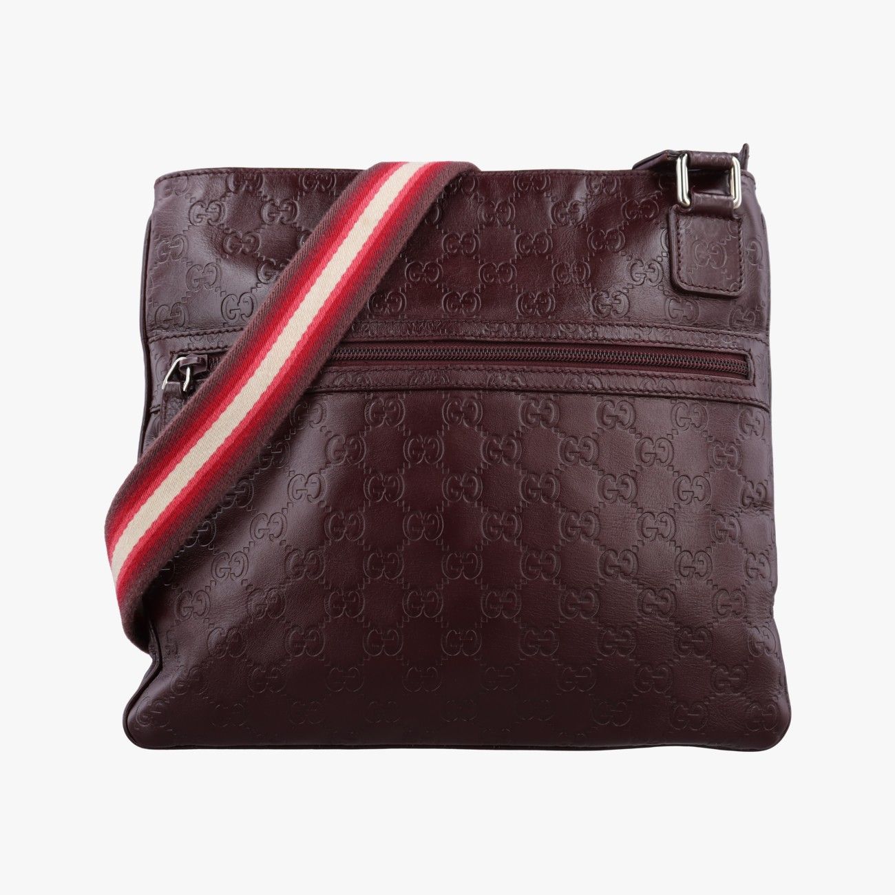 グッチGucciインプリメ メッセンジャー ワインレッド レザー 264217 C7244397