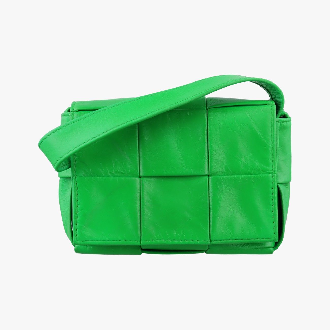 ボッテガヴェネタBottega Venetaキャンディ カセット グリーン レザー P02147185U ICチップ