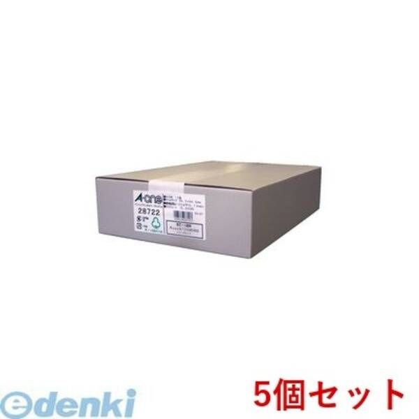 【新品・7営業日以内発送】A-one エーワン 28722×5 【5個入】パソコンプリンタ＆ワープロラベルシール［プリンタ兼用］ 東芝Rupo＆TOSWORD 10面 500【沖縄離島販売不可】
