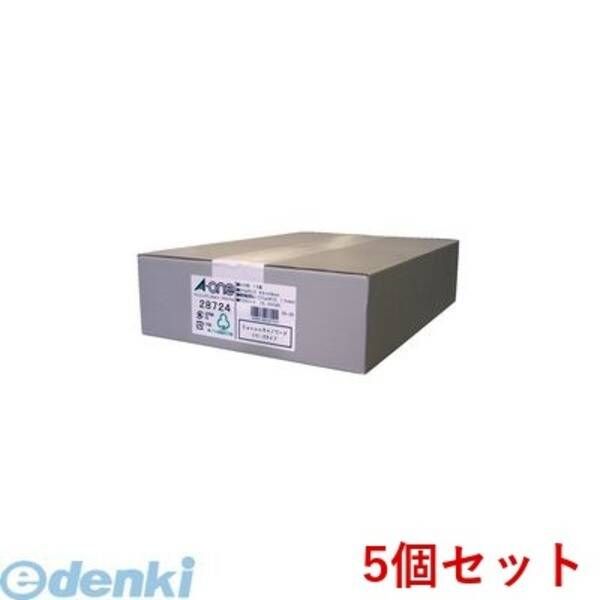【新品・7営業日以内発送】A-one エーワン 28724×5 【5個入】パソコンプリンタ＆ワープロラベルシール［プリンタ兼用］ Canonキヤノワード 10面 500シート【沖縄離島販売不可】
