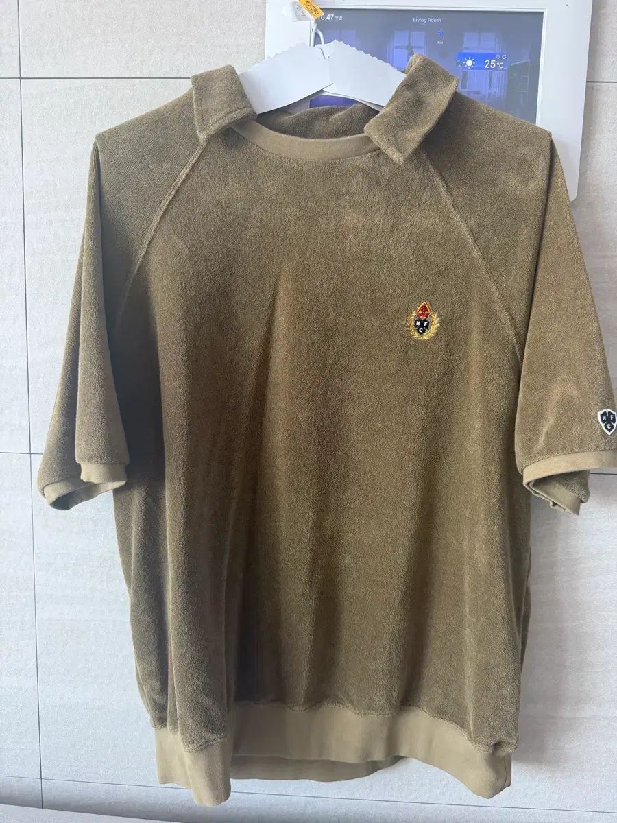 HERITAGE FLOSS タオル カラーTシャツ カーキL
