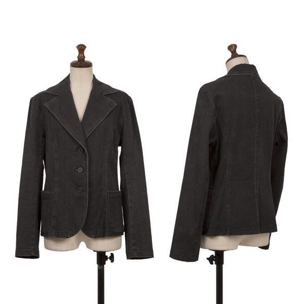 レキップ ヨシエイナバL'EQUIPE YOSHIE INABA コットンストレッチ3Bジャケット 黒9