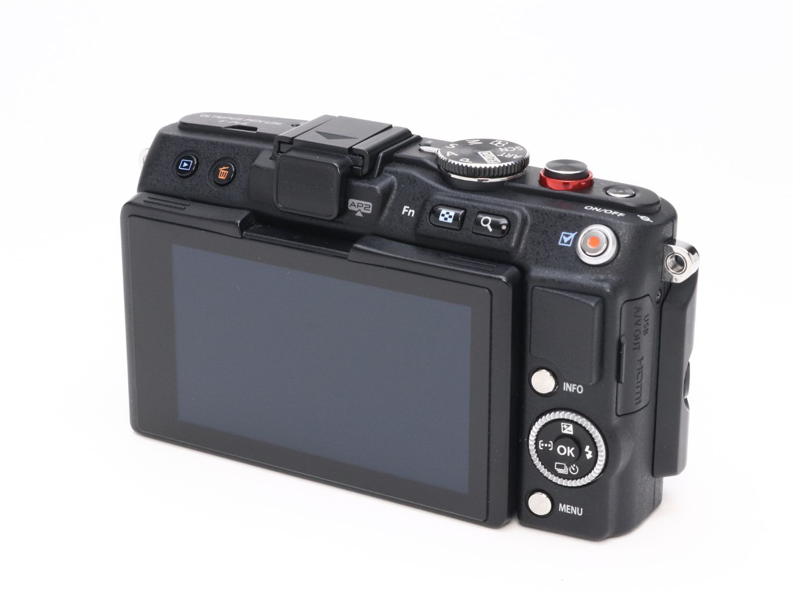 B- (並品) OLYMPUS オリンパス PEN Lite E-PL6 ブラック ボディ