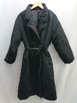 ■ AS KNOW AS PINKY ダブルボタン　裏地　シンプル　長袖 ジャケット サイズM ブラック系 レディース E 【1301260048771】
