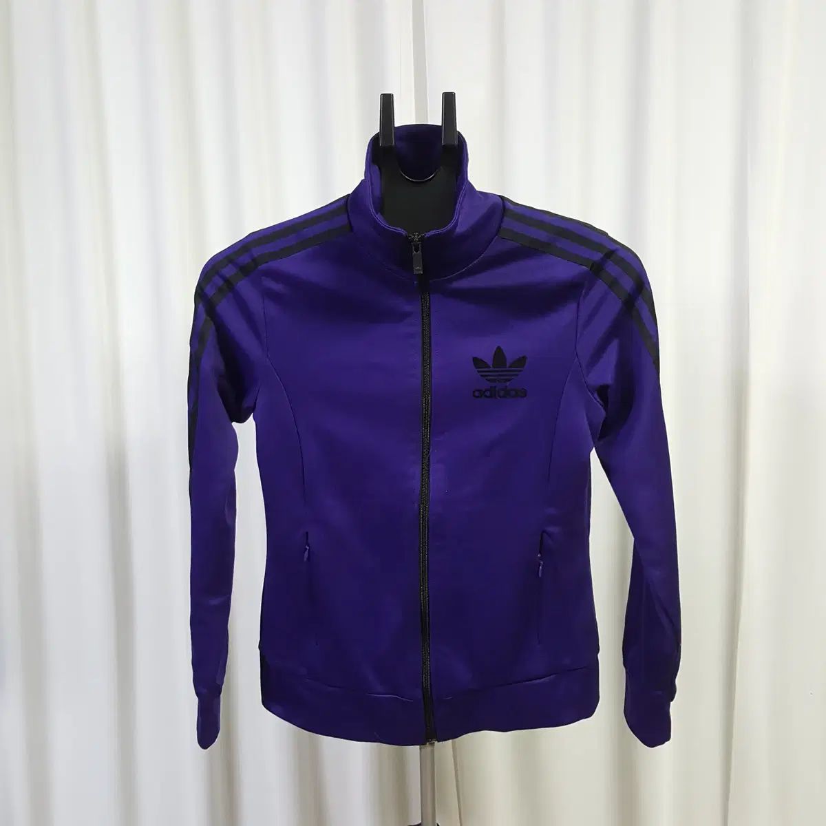 アディダス レディース ヨーロッパ トラックジャージ ジャージ ジャケット PURPLE パープル 95
