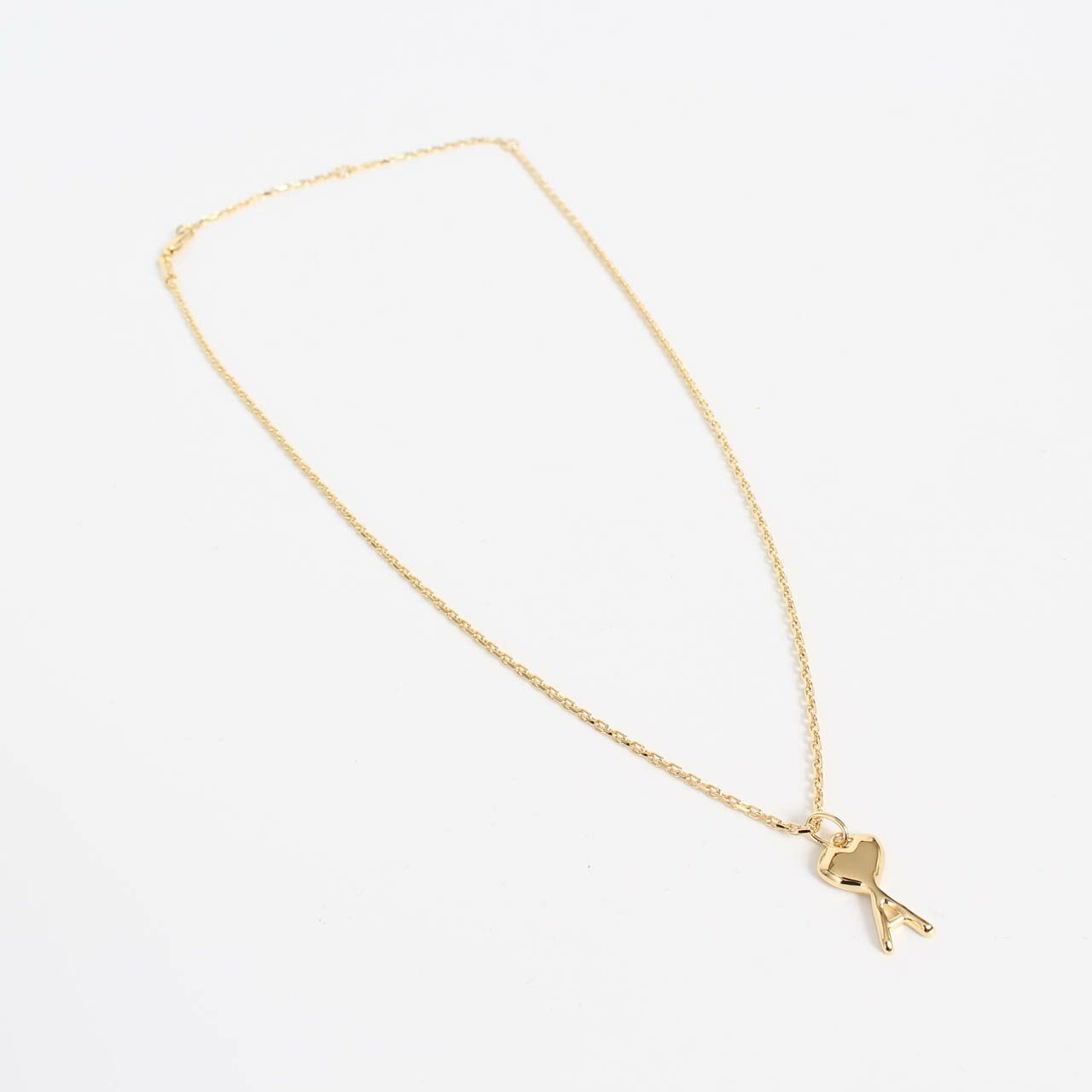 アミパリス AMI PARIS ネックレス AMI DE COEUR THIN HAMMERED 