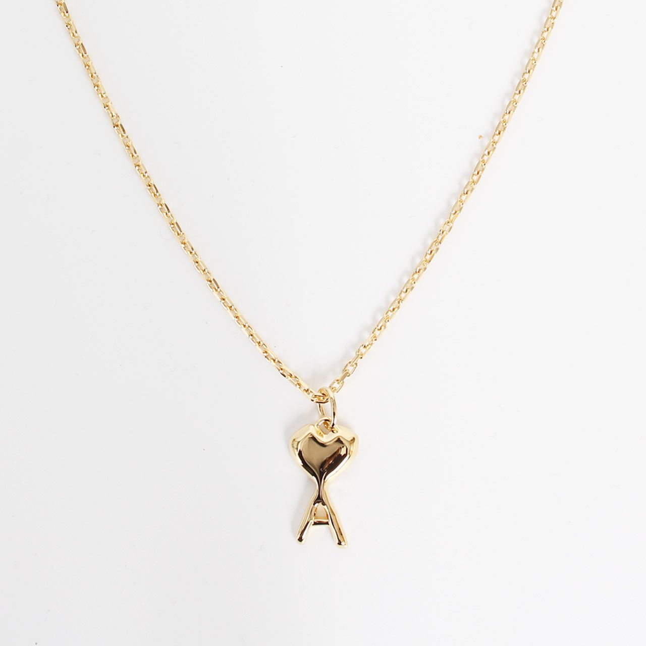 アミパリス AMI PARIS ネックレス AMI DE COEUR THIN HAMMERED NECKLACE レディース メンズ UJW444.361