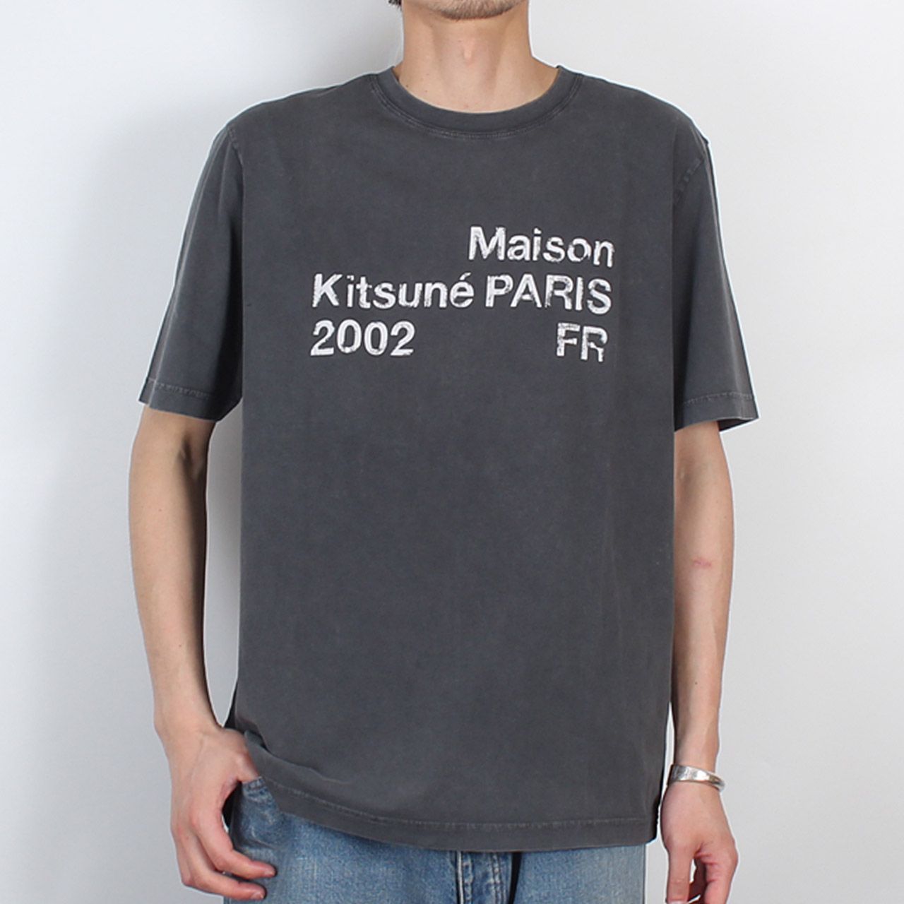 メゾン キツネ MAISON KITSUNE 半袖Tシャツ 2002 FADED COMFORT TEE