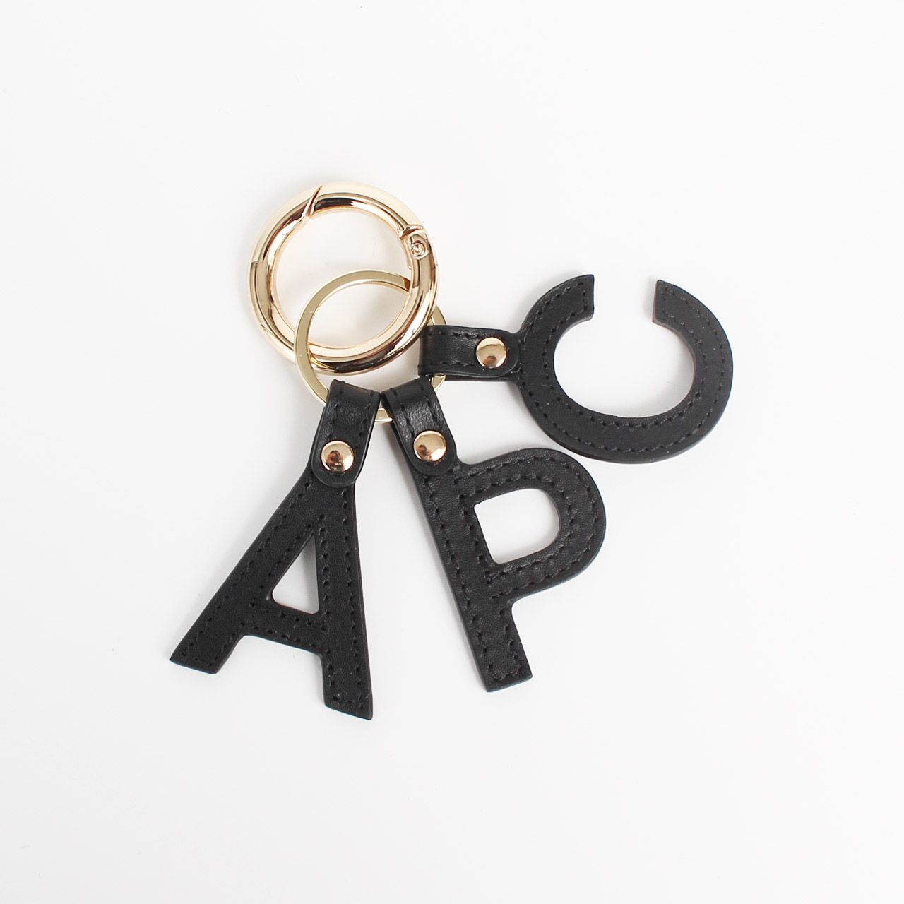 アーペーセー A.P.C. キーリング LETTRES A.P.C. KEYCHAIN [レターキーリング] レディース メンズ PXAWV F63656 7,200円
