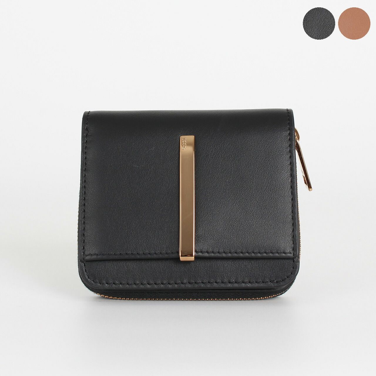 トッズ TOD'S 財布 二つ折り財布 DBM BIFOLD ZIP AROUND [レザー ウォレット] レディース XAWDBMAI200 ROR