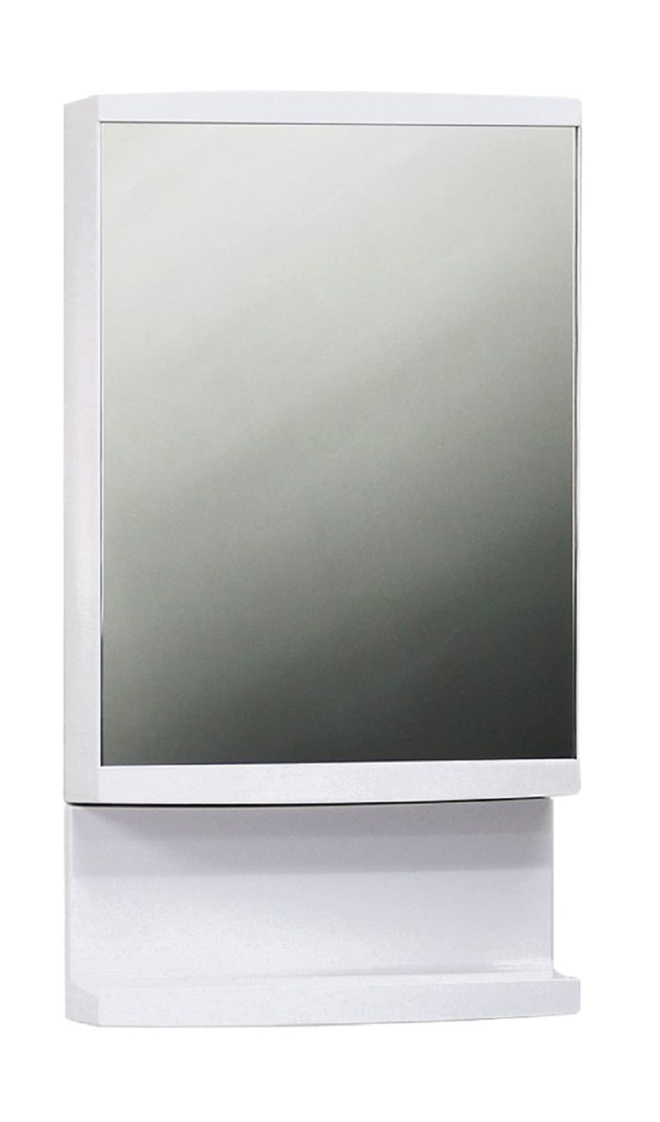 東プレ ミラーキャビネット収納 縦59.8×横32×奥行10.5cm ホワイト T-3260(下棚付き)Y 208ff374